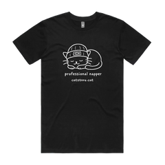 Black front flat lay