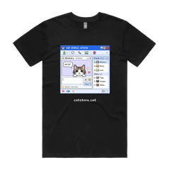 Black front flat lay