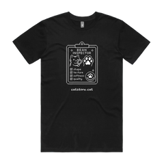 Black front flat lay