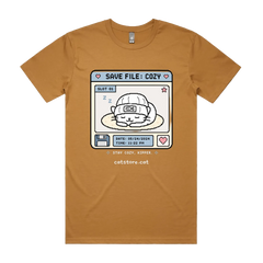 Camel front flat lay
