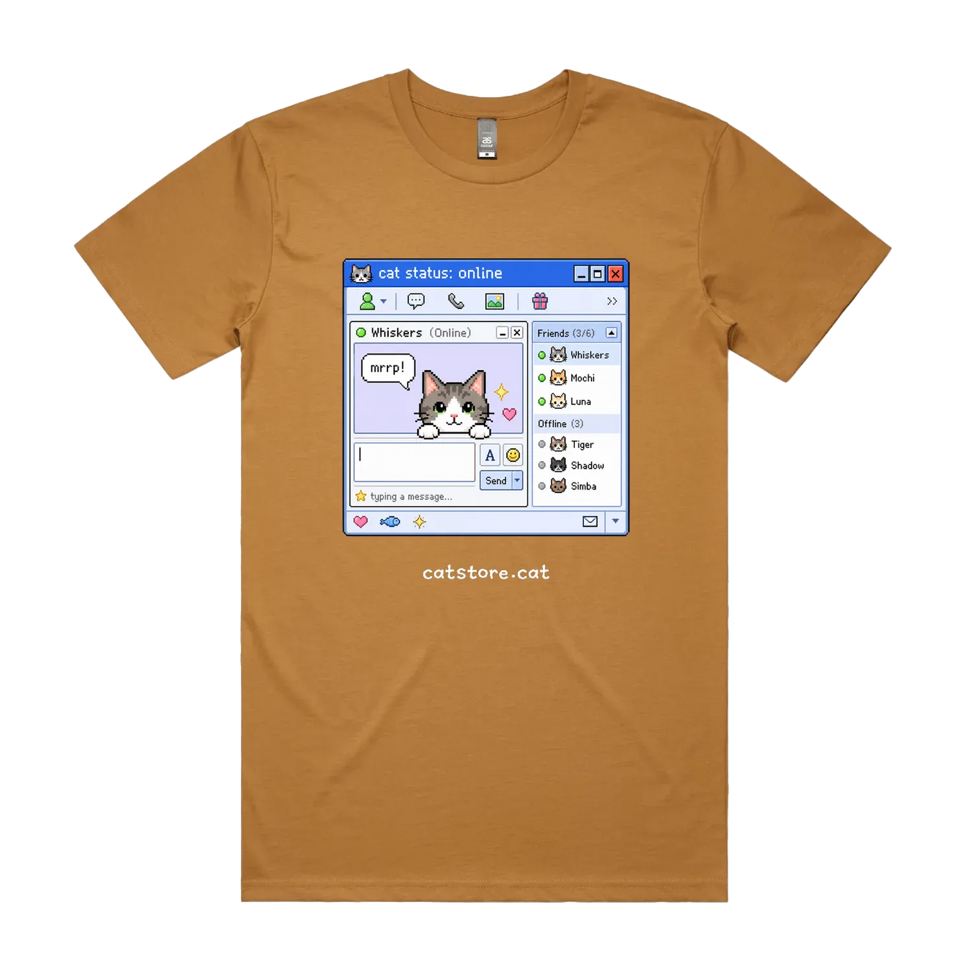 Camel front flat lay