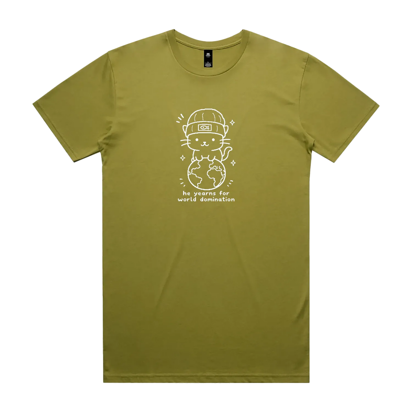 Moss front flat lay