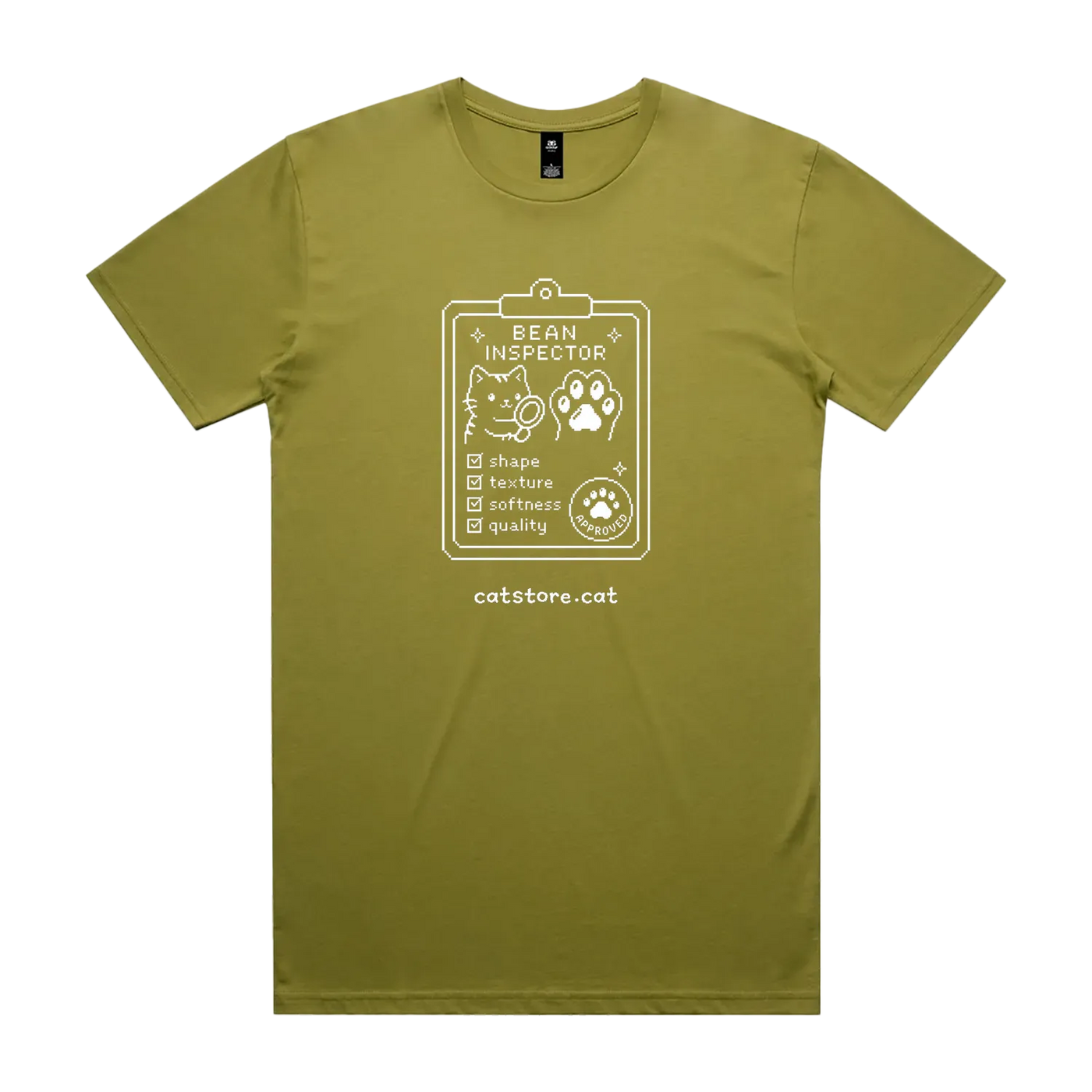 Moss front flat lay