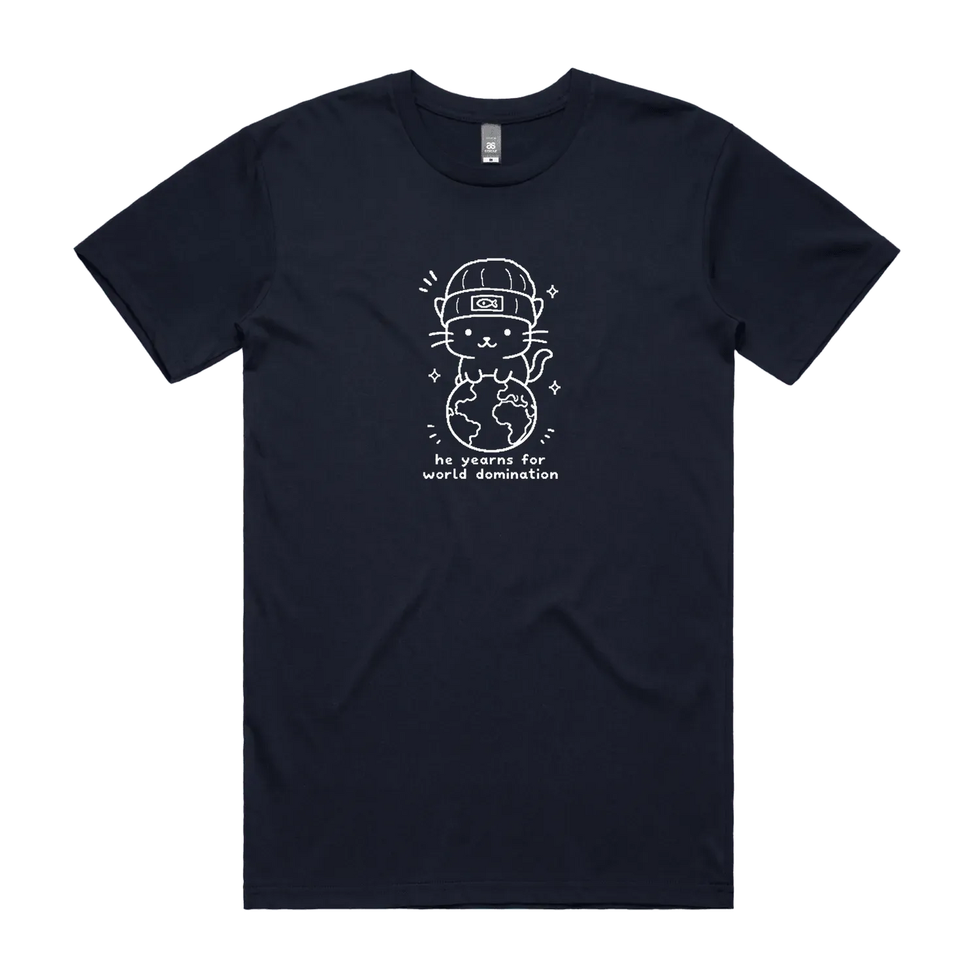 Navy front flat lay
