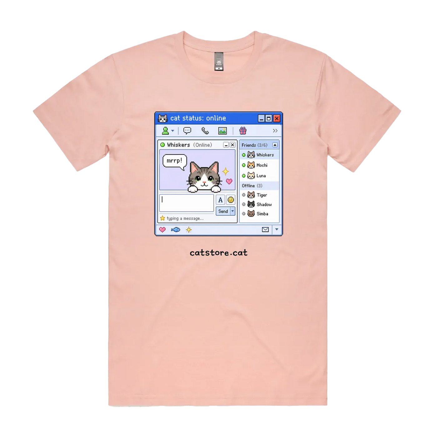 Pale Pink front flat lay