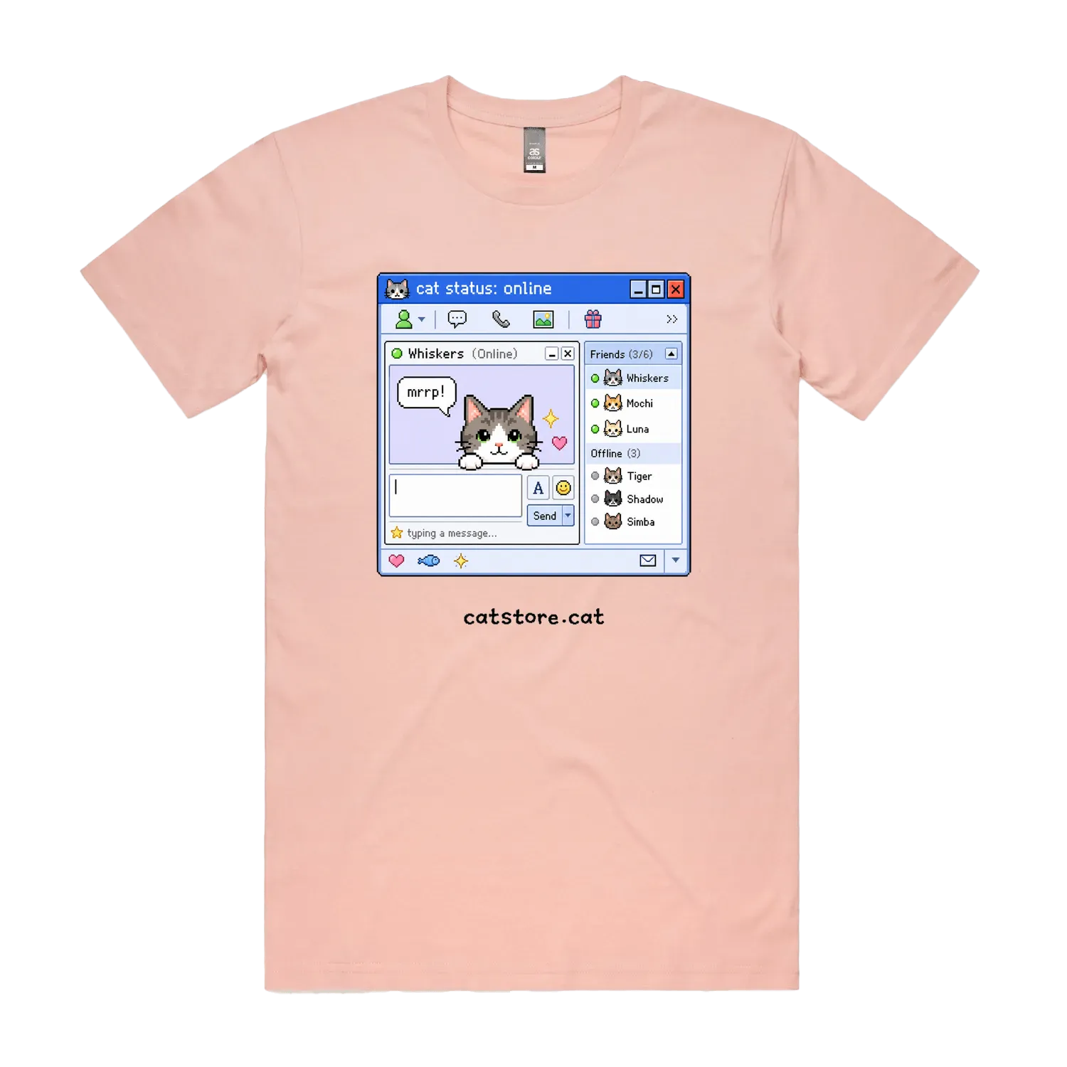Pale Pink front flat lay