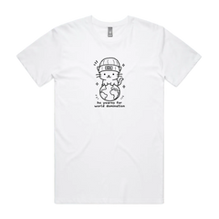 White front flat lay