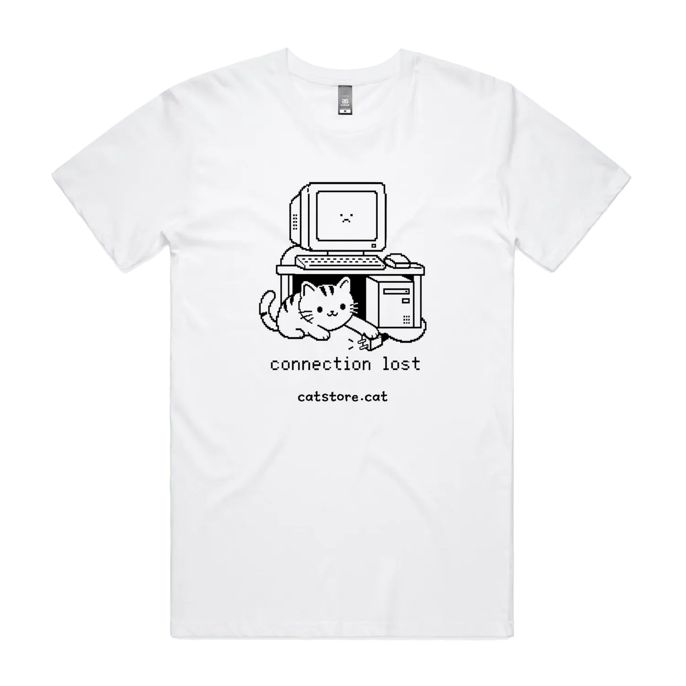 White front flat lay